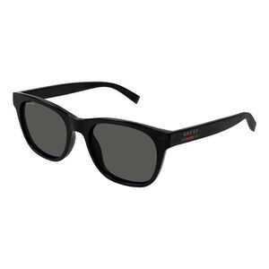Gucci Sunglasses Square Full Rim, Black Frame and Grey Lens GG1985S001